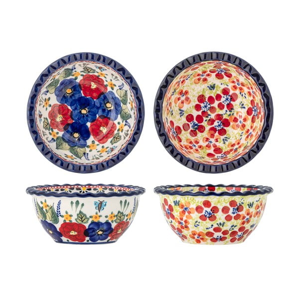 Servírovací misky v sadě 2 ks z kameniny 380 ml Florist – Bloomingville