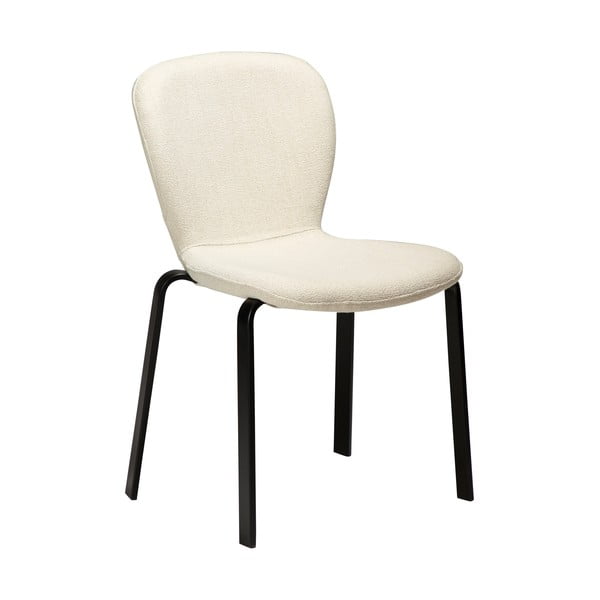 Krémová čalouněná jídelní židle Heap – DAN-FORM Denmark