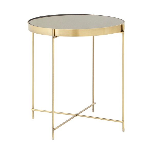 Skleněný kulatý odkládací stolek ø 43 cm Allure  – Premier Housewares-image-1