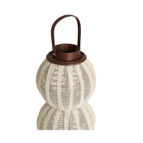 Dřevěná/látková lucerna (výška 48 cm) Arbore – Light & Living-image-2