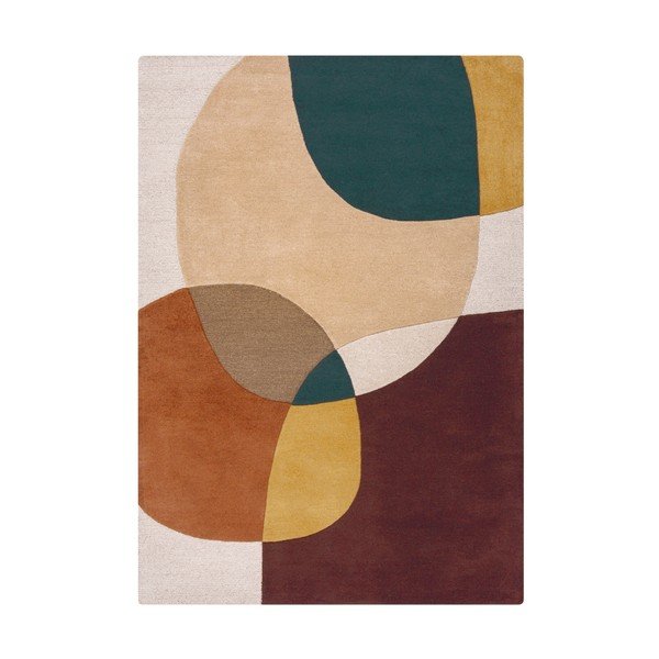 Fialový ručně tkaný vlněný koberec 120x170 cm Glow Purple Multi – Flair Rugs