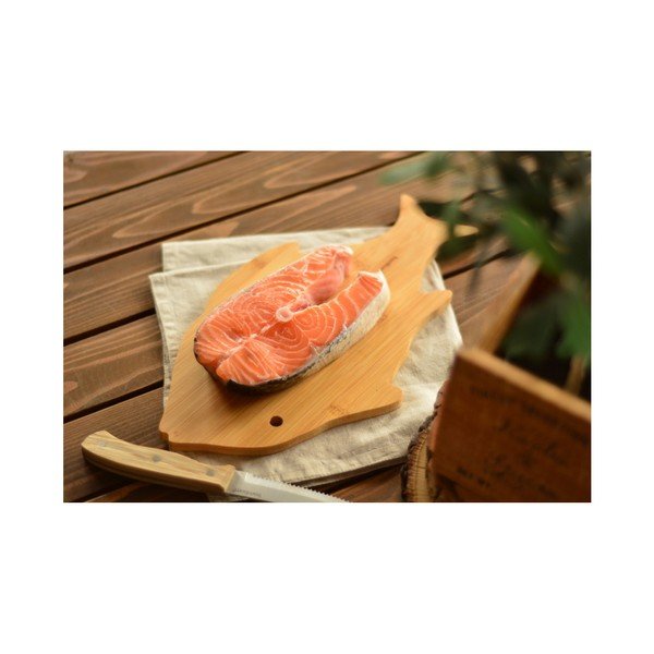 Servírovací podnos z bambusového dřeva ve tvaru ryby Bambum-image-3