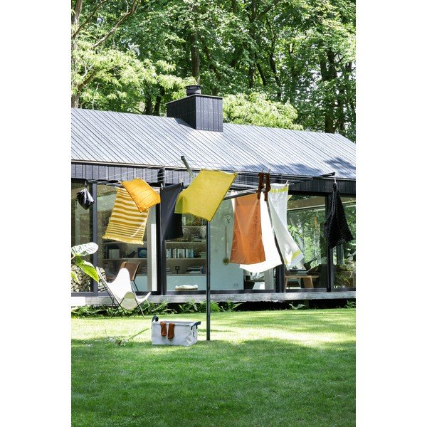 Antracitový venkovní sušák na prádlo 50 m Lift-O-Matic – Brabantia-image-1