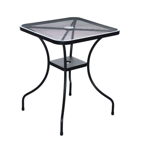 Kovový zahradní jídelní stůl 60x60 cm – Rojaplast-image-1