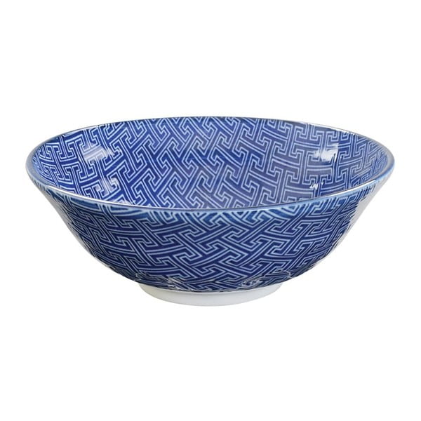 Modrá porcelánová mísa Tokyo Design Studio Hermes, ⌀ 21 cm