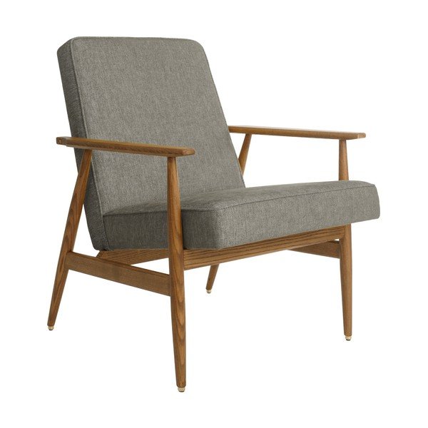 Tmavě šedé křeslo 366 Concept Fox Loft