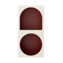 Červená/bílá nástěnná knihovna 30x60 cm Graphia – Bloomingville