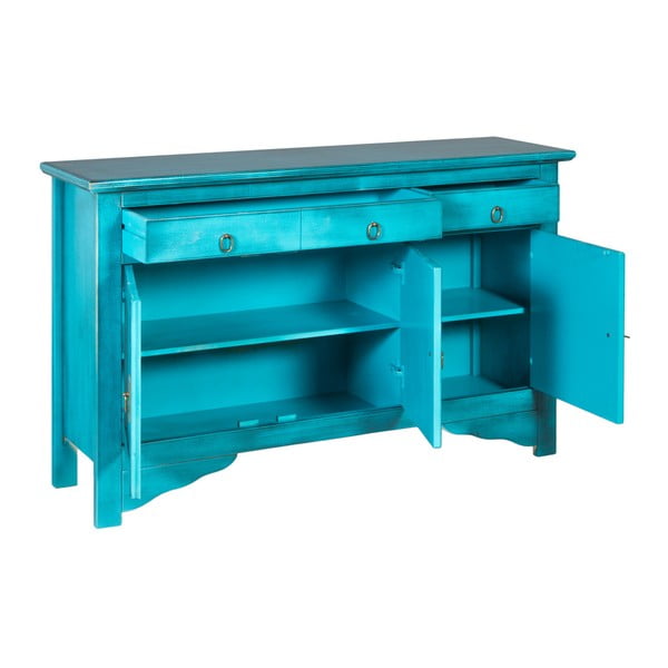 Modrý příborník Evergreen House Credenza-image-3