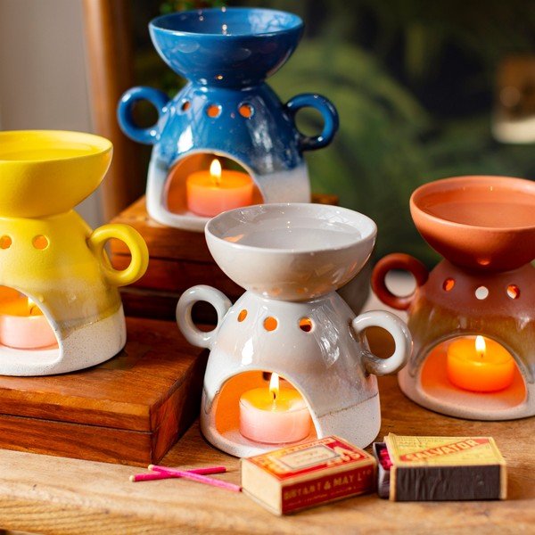 Šedá aromalampa Sass & Belle Bohemian Home Mojave-image-1