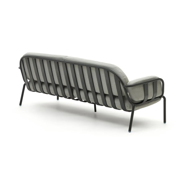 Světle šedá zahradní pohovka Joncols – Kave Home-image-4
