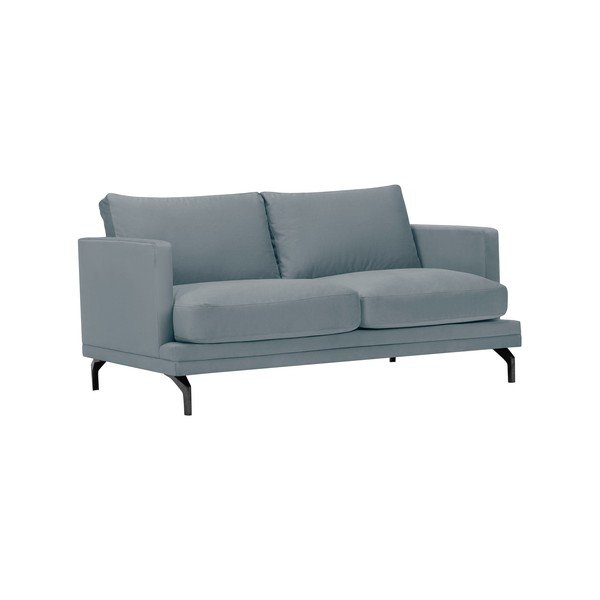 Šedá pohovka s podnožím v černé barvě Windsor & Co Sofas Jupiter-image-1