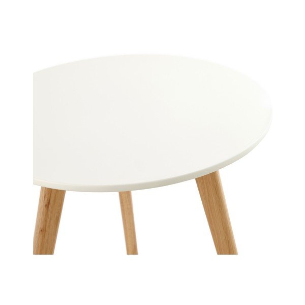 Sada 2 odkládacích stolků s bílou deskou Kokoon Espino-image-3