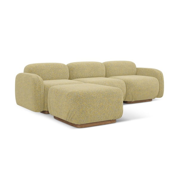 Žlutá modulární rohová pohovka (variabilní roh) Ailani – Makamii-image-4