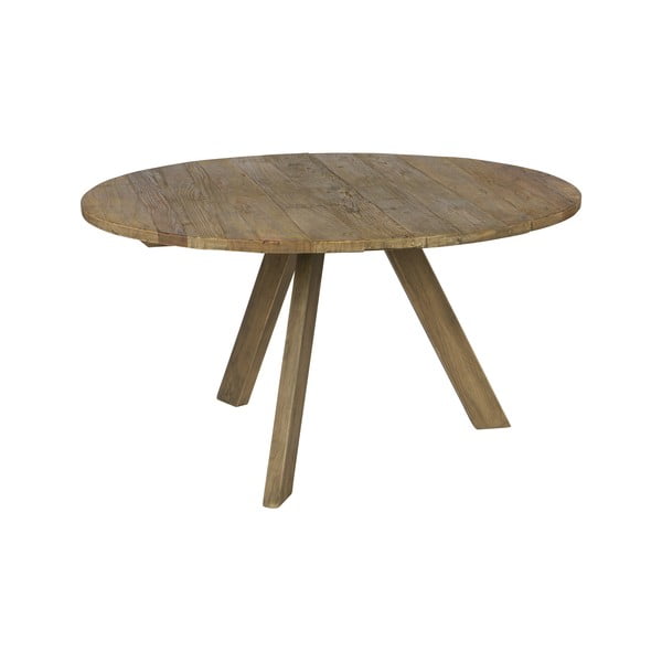Jídelní stůl z jilmového dřeva BePureHome Tondo, ⌀ 140 cm