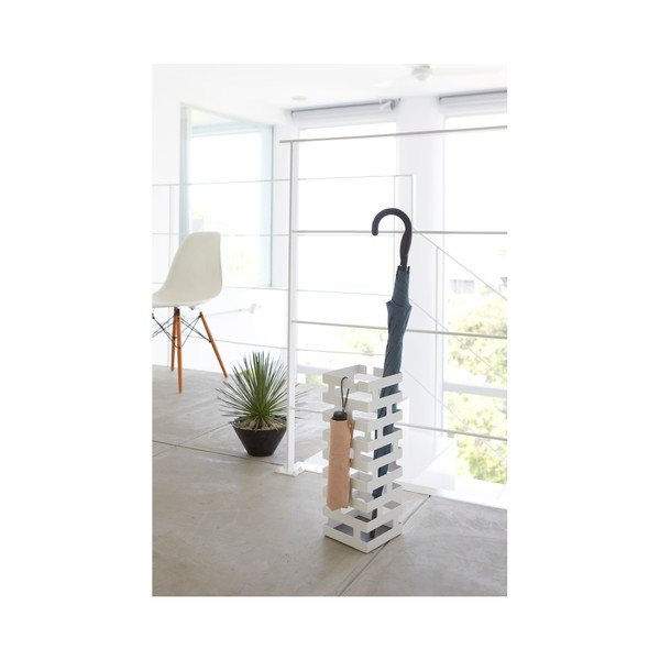 Bílý stojan na deštníky YAMAZAKI Brick-image-2