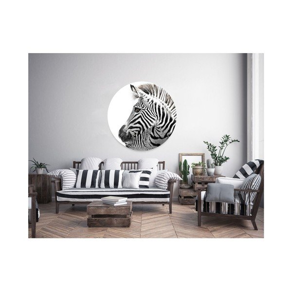 Nástěnná dekorace Styler Ring Zebra, ø 70 cm-image-1