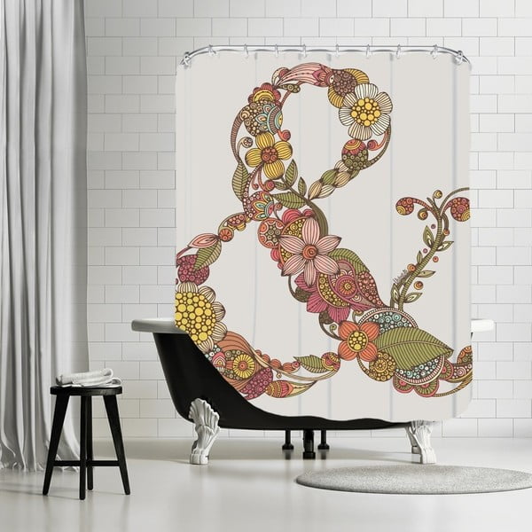 Koupelnový závěs Ampersand, 180x180 cm