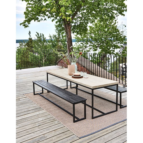 Béžový vnitřní a venkovní běhoun 70x200 cm Effi Granit – Pappelina-image-2