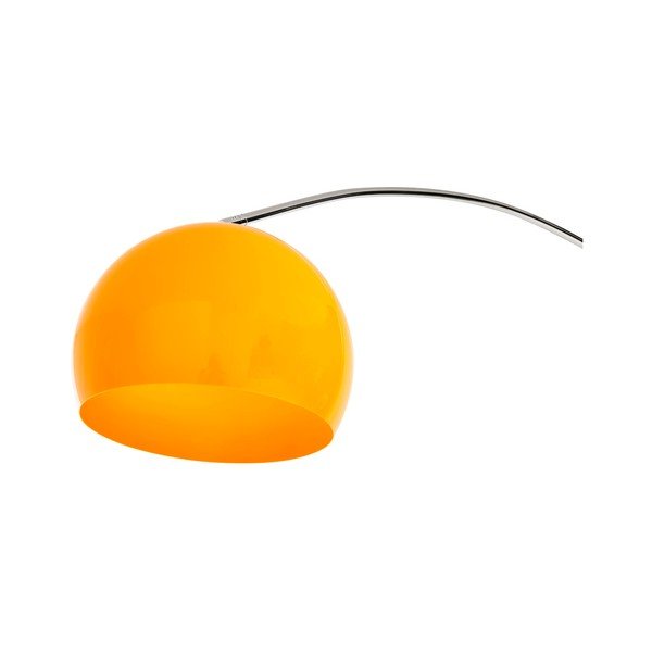 Stojací lampa s oranžovým stínítkem a mramorovou základnou Kokoon Loft-image-1