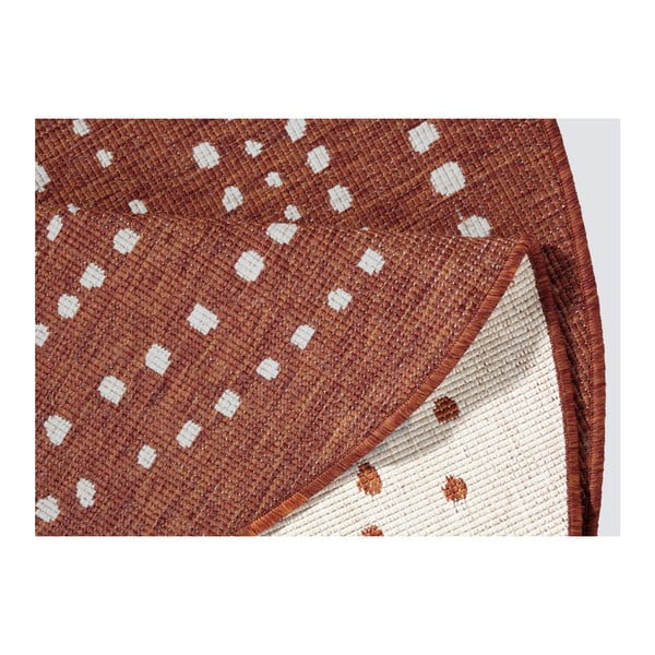 Červený venkovní koberec NORTHRUGS Bali, ⌀ 140 cm-image-4