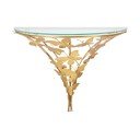 Noční stolek ve zlaté barvě Butterfly – Mauro Ferretti