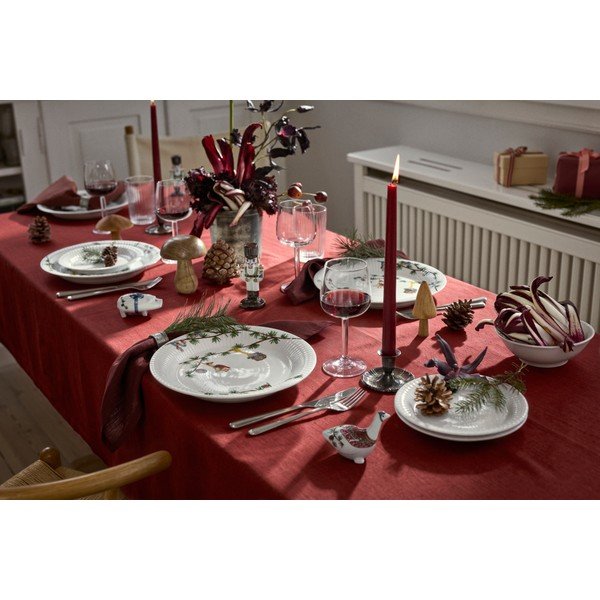 Bílý porcelánový talíř s vánočním motivem ø 27 cm Hammershøi Christmas – Kähler Design-image-4