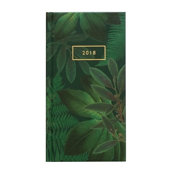 Úzký diář pro rok 2018 Portico Designs Tropics, A5