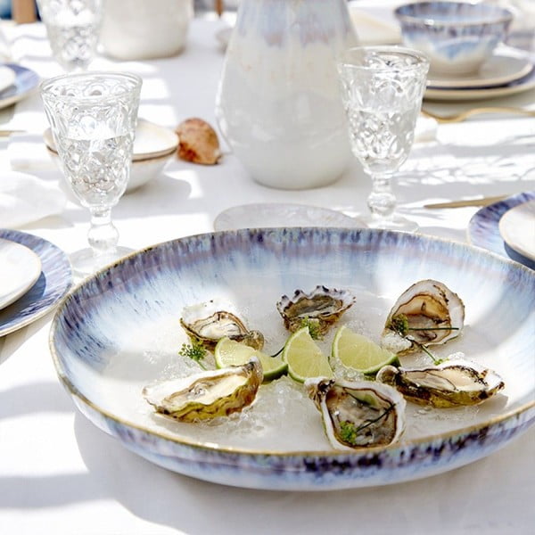 Modrá kameninová mísa na ovoce Costa Nova Brisa, ⌀ 36 cm-image-1