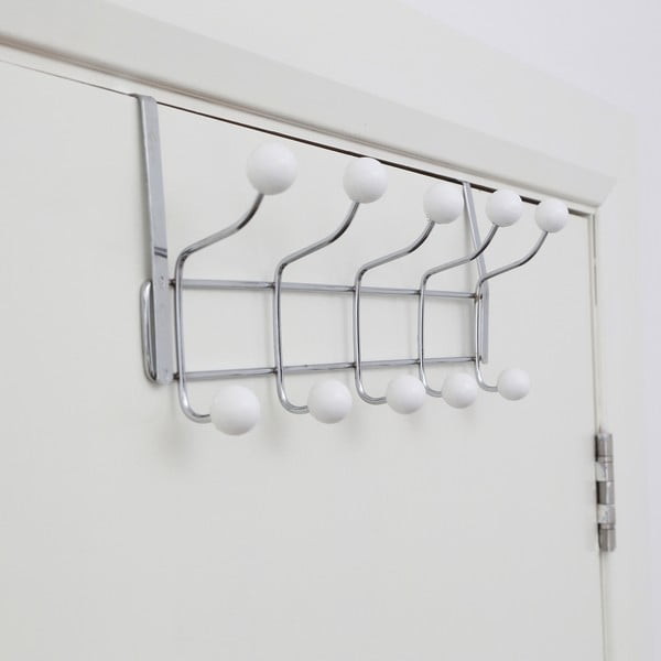 Kovový věšák na dveře ve stříbrné barvě 40,5 cm Jaxen – Premier Housewares-image-1