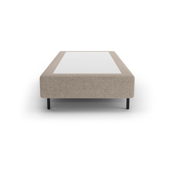 Béžová čalouněná jednolůžková postel bez čela 90x200 cm Whale – Micadoni -image-2