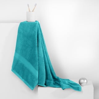 Modrotyrkysová froté osuška s příměsí bambusu 70x140 cm Bamby – Restilo