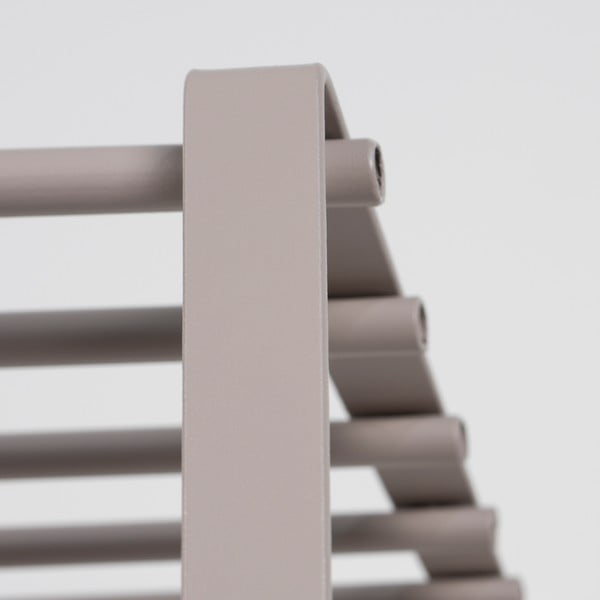 Taupe kovový nástěnný věšák s poličkou 70 cm Rex – Spinder Design-image-3