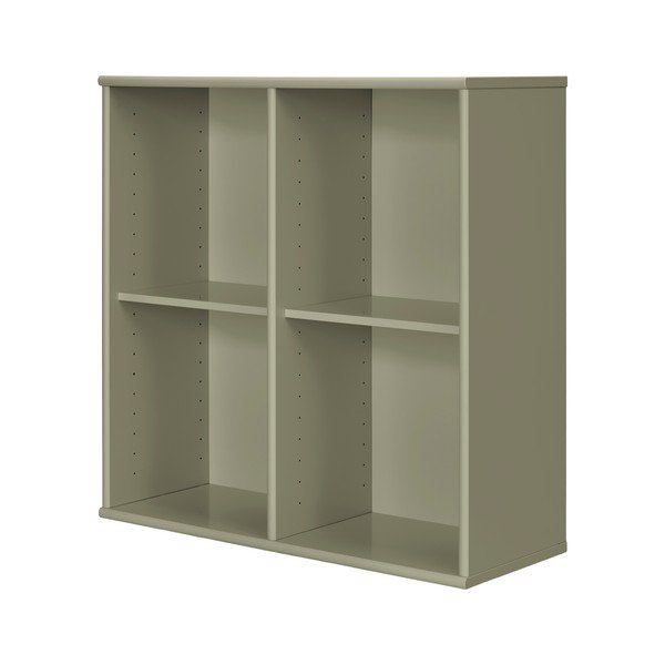 Khaki závěsná knihovna 140x140x27 cm Mistral – Hammel Furniture-image-2