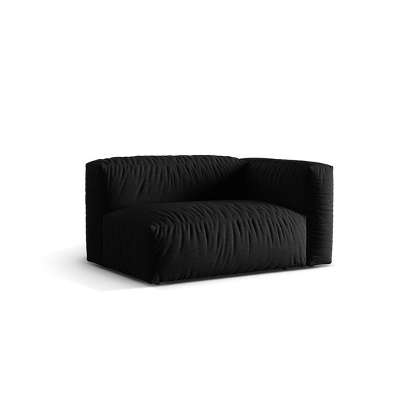 Černý modul pohovky (pravý roh) Martina – Micadoni Home-image-2