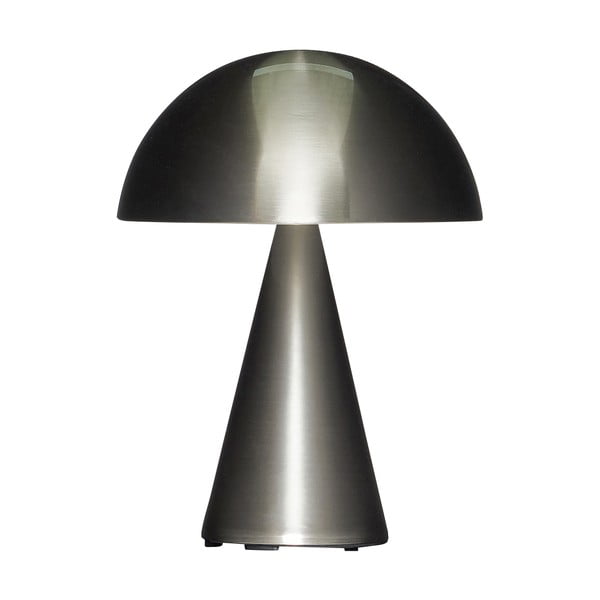 Tmavě šedá LED stmívatelná stolní lampa (výška 20 cm) Mush – Hübsch