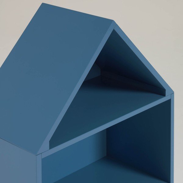 Modrá dětská knihovna Kave Home Celeste, 50 x 105 cm-image-1