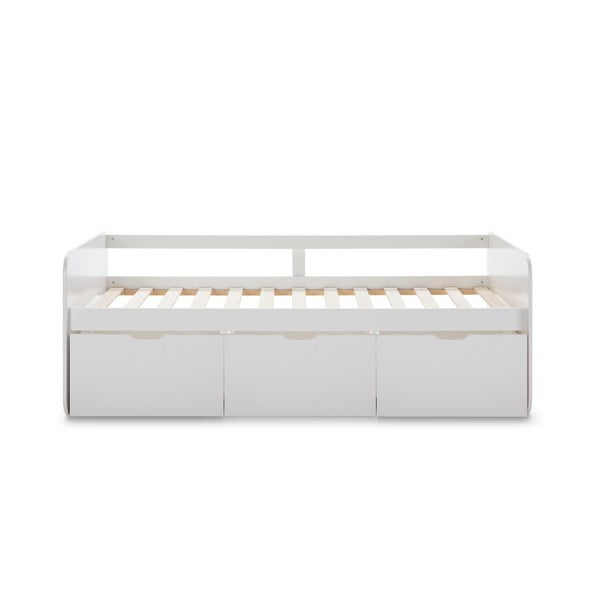 Bílá dětská postel s úložným prostorem 90x190 cm Abbott – Marckeric