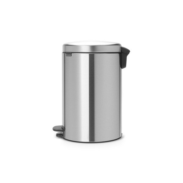 Nášlapný ocelový odpadkový koš v matně stříbrné barvě 20 l NewIcon – Brabantia-image-1