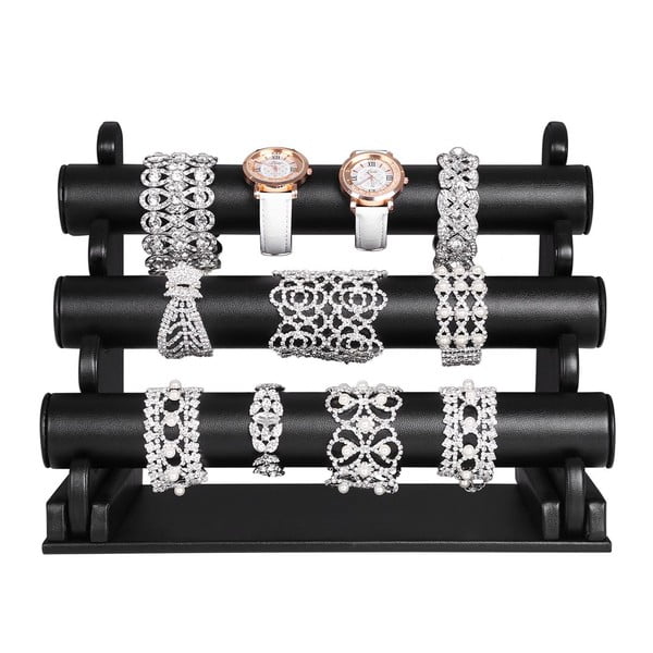 Černý držák na náramky s 3 patry Songmics-image-2