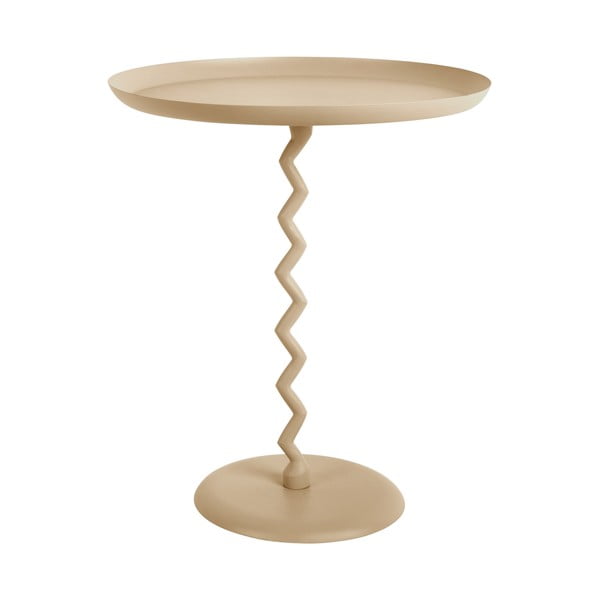 Kovový kulatý odkládací stolek ø 44 cm Zig Zag – Leitmotiv