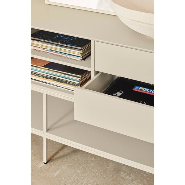 Krémový TV stolek 175x74x45 cm Platt – Teulat-image-1