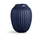 Tmavě modrá kameninová váza Kähler Design Hammershoi, ⌀ 20 cm
