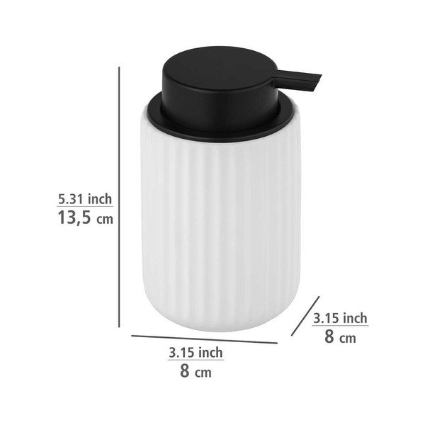 Bílá keramická sada doplňků do koupelny Belluno – Wenko-image-4