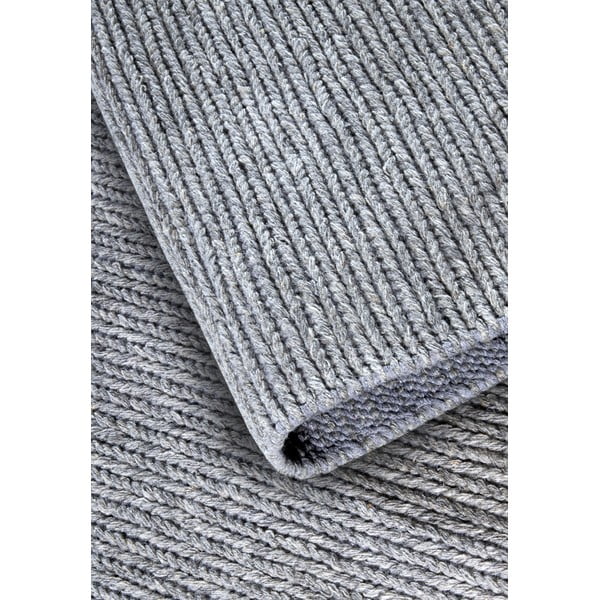 Šedý ručně tkaný vlněný běhoun 80x200 cm Francois – Villeroy&Boch-image-3