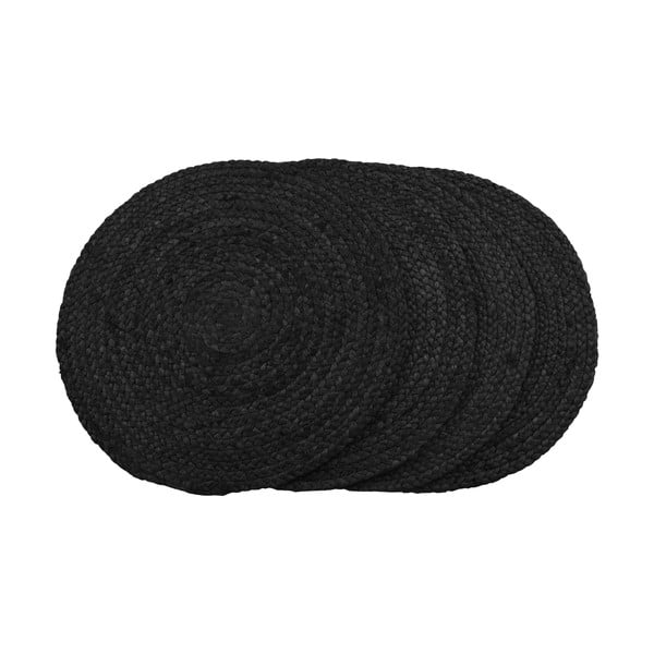 Prostírání z juty v sadě 4 ks ø 38 cm Bombay – House Nordic