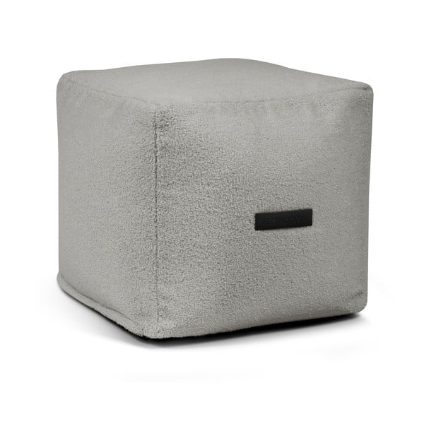 Světle šedý sedací vak z textilie bouclé Up! MooG – SLOWDOWN