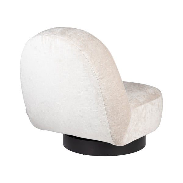 Krémové sametové křeslo Eden – Zuiver-image-4
