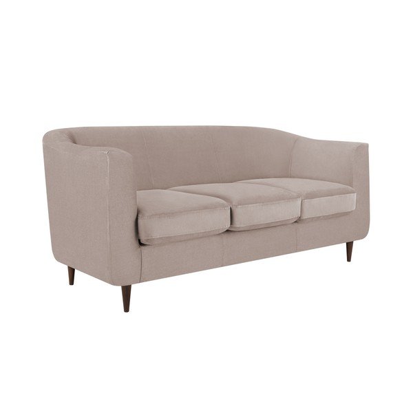 Béžová sametová pohovka Kooko Home Glam, 175 cm-image-4