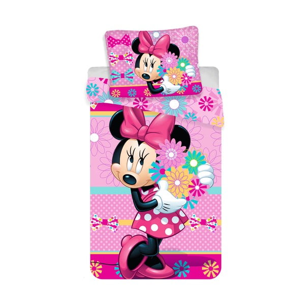 Bavlněné dětské povlečení na jednolůžko 140x200 cm Minnie – Jerry Fabrics