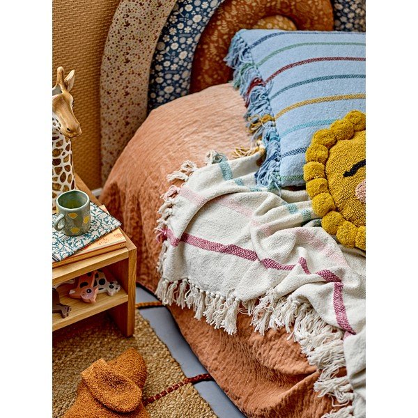 Krémová dětská deka 130x160 cm Frey – Bloomingville Mini-image-1